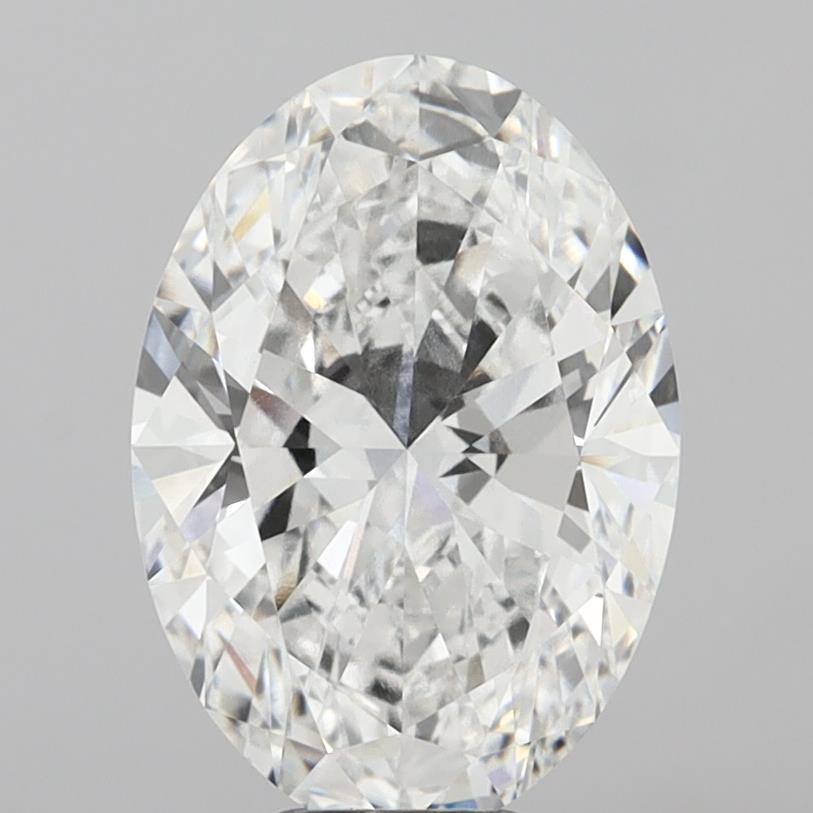 8.00 Carat Oval Shaped, Ideal Cut, E Color, VVS2 Clarity, IGI Certified Lab Grown Diamond