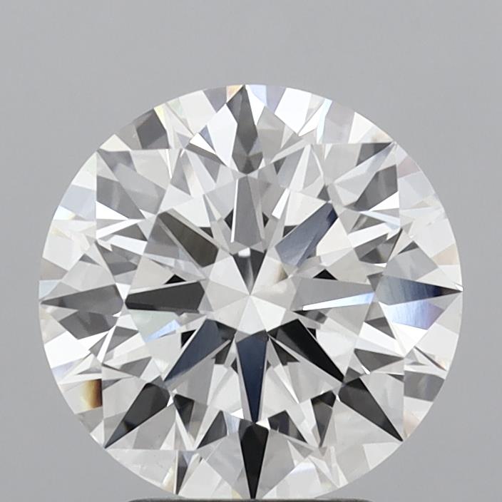 3.09 Carat Round Shaped, Ideal Cut, E Color, VVS2 Clarity, IGI Certified Lab Grown Diamond