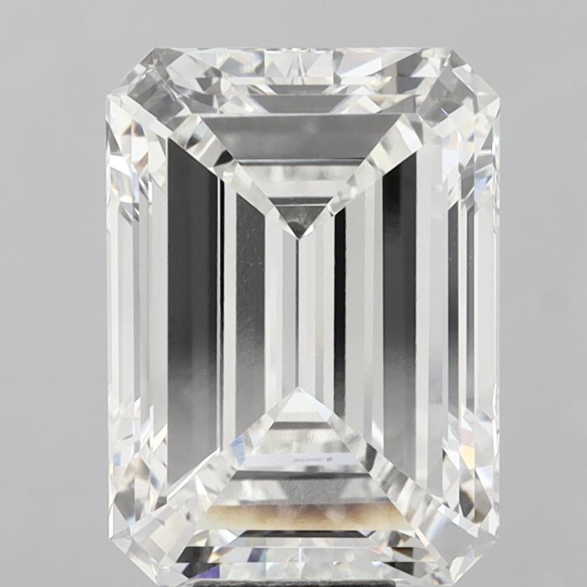 13.00 Carat Emerald Shaped, Excellent Cut, F Color, VVS2 Clarity, IGI Certified Lab Grown Diamond