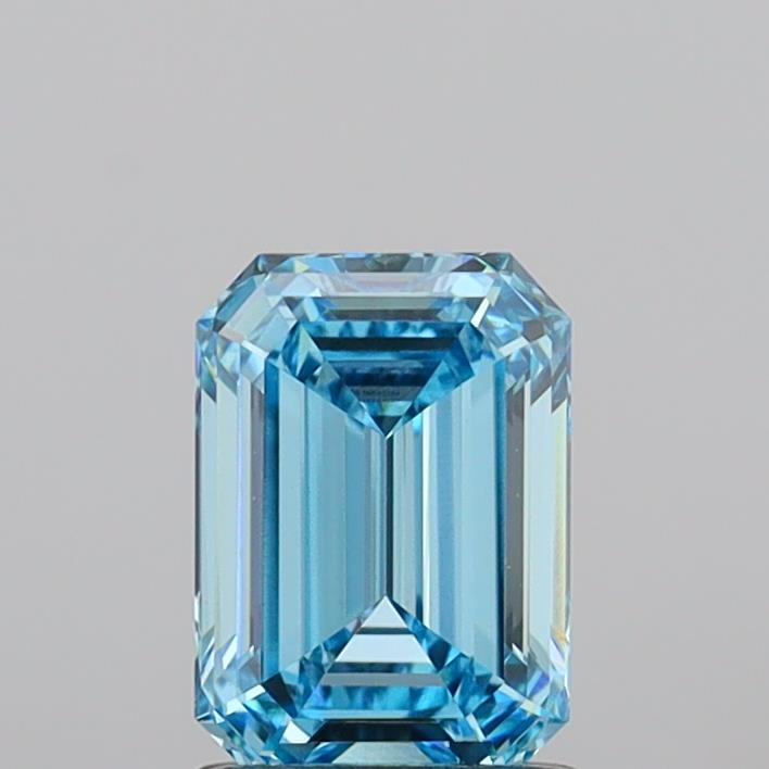 1.44 Carat Emerald Shaped, Ideal Cut, VS1 Clarity, IGI Certified Lab Grown Diamond