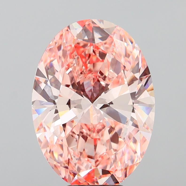 7.03 Carat Oval Shaped, Ideal Cut, VS1 Clarity, IGI Certified Lab Grown Diamond