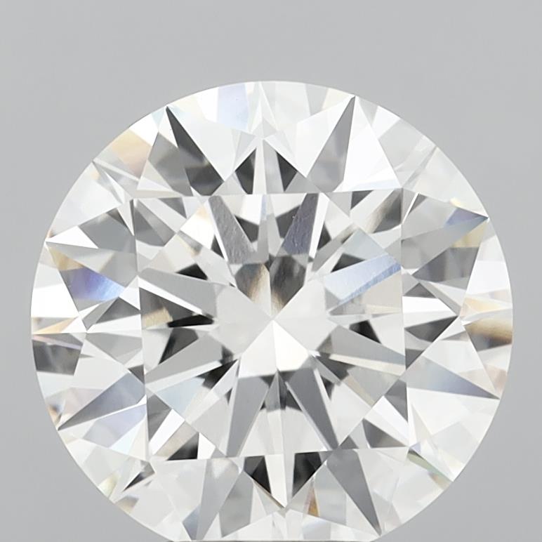 5.06 Carat Round Shaped, Ideal Cut, F Color, VVS2 Clarity, IGI Certified Lab Grown Diamond