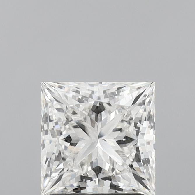 1.64 Carat Princess Shaped, Ideal Cut, F Color, VVS2 Clarity, IGI Certified Lab Grown Diamond