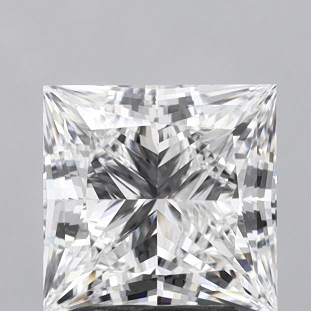 2.36 Carat Princess Shaped, Ideal Cut, E Color, VS1 Clarity, IGI Certified Lab Grown Diamond