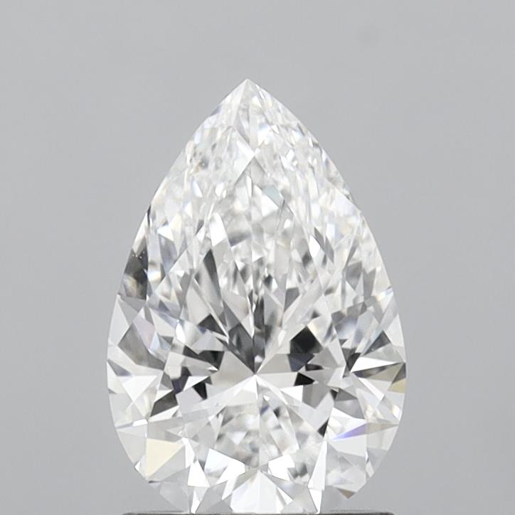 1.46 Carat Pear Shaped, Ideal Cut, D Color, VVS2 Clarity, IGI Certified Lab Grown Diamond