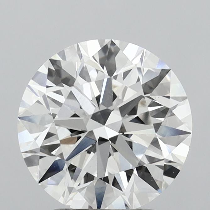 2.69 Carat Round Shaped, Excellent Cut, E Color, VS1 Clarity, IGI Certified Lab Grown Diamond