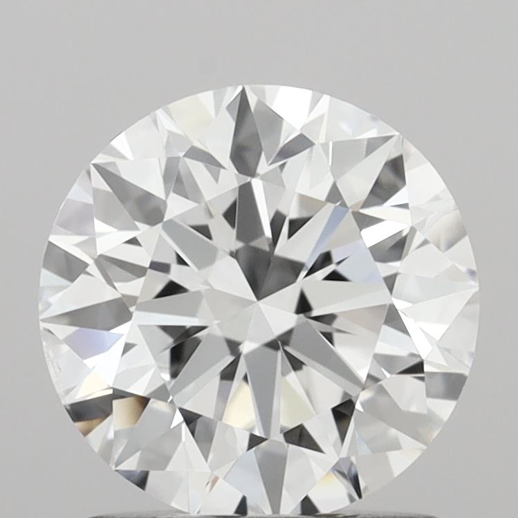1.27 Carat Round Shaped, Ideal Cut, D Color, VS2 Clarity, IGI Certified Lab Grown Diamond