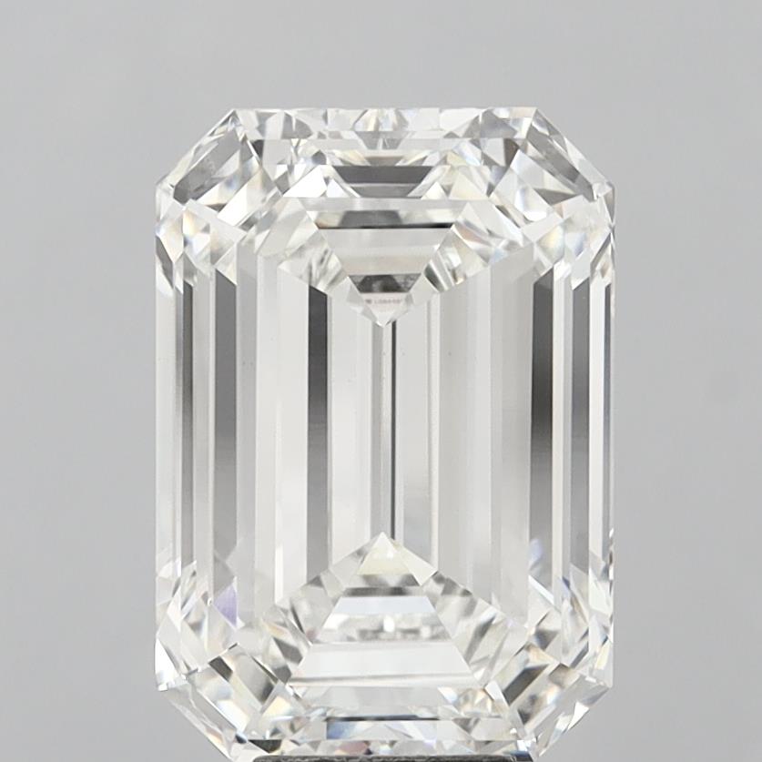 10.07 Carat Emerald Shaped, Ideal Cut, G Color, VVS2 Clarity, IGI Certified Lab Grown Diamond