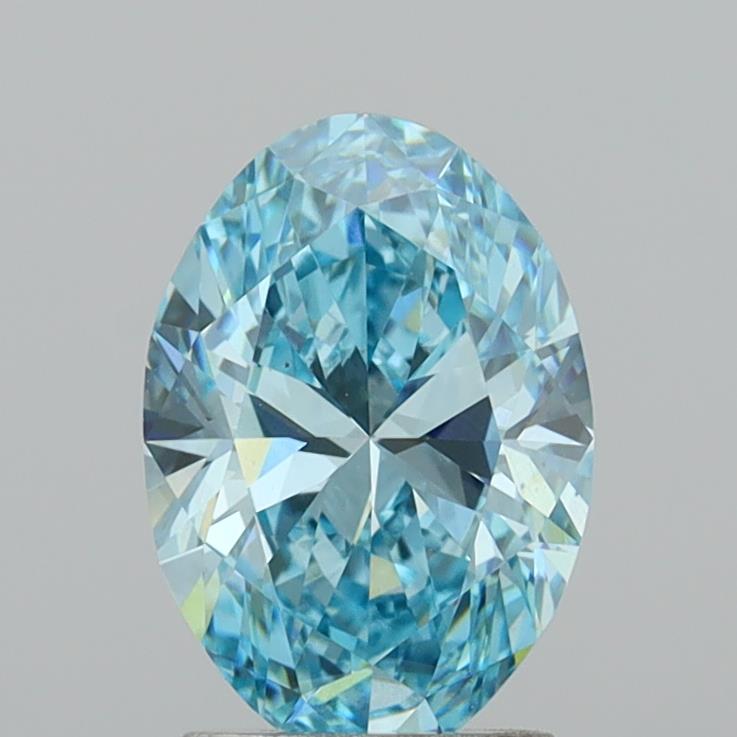 2.25 Carat Oval Shaped, Ideal Cut, VVS2 Clarity, IGI Certified Lab Grown Diamond