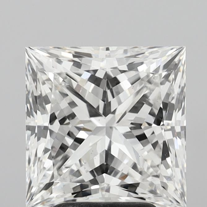 4.05 Carat Princess Shaped, Ideal Cut, E Color, VS1 Clarity, IGI Certified Lab Grown Diamond