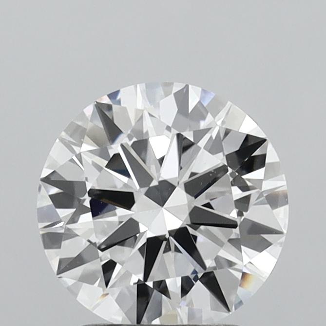 1.98 Carat Round Shaped, Excellent Cut, D Color, VVS2 Clarity, IGI Certified Lab Grown Diamond