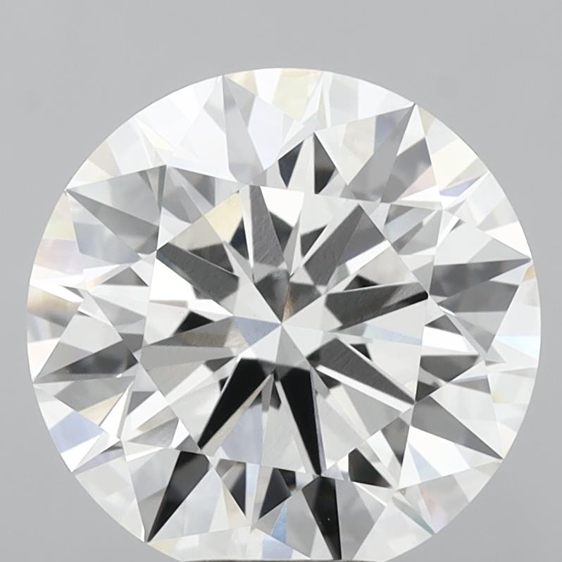 6.10 Carat Round Shaped, Ideal Cut, F Color, VVS2 Clarity, IGI Certified Lab Grown Diamond