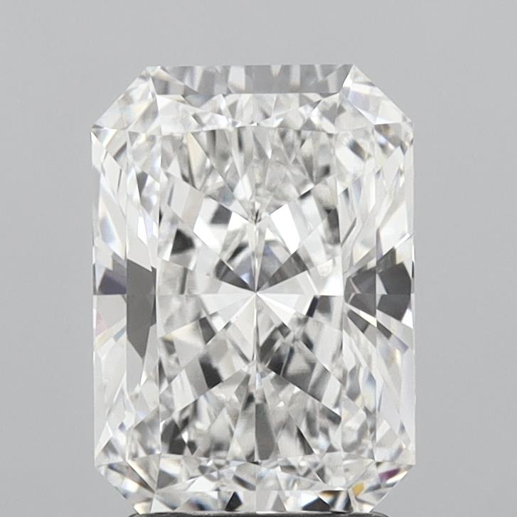 2.90 Carat Radiant Shaped, Excellent Cut, E Color, VVS2 Clarity, IGI Certified Lab Grown Diamond