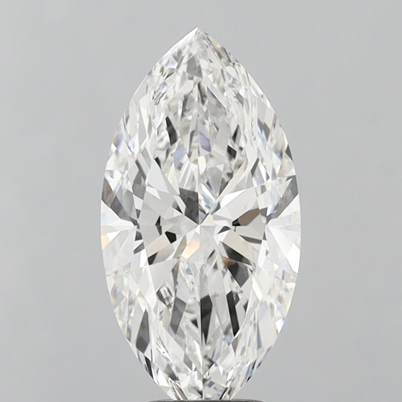 4.04 Carat Marquise Shaped, Ideal Cut, F Color, VS1 Clarity, IGI Certified Lab Grown Diamond