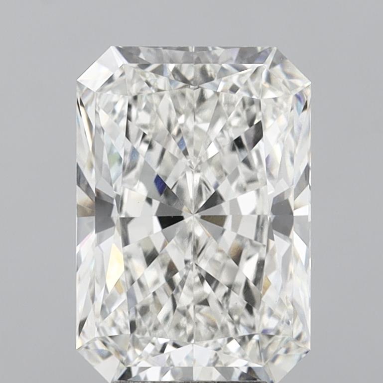 6.02 Carat Radiant Shaped, Ideal Cut, G Color, VS1 Clarity, IGI Certified Lab Grown Diamond
