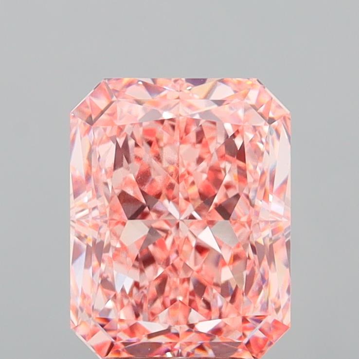 5.10 Carat Radiant Shaped, Ideal Cut, VVS2 Clarity, IGI Certified Lab Grown Diamond