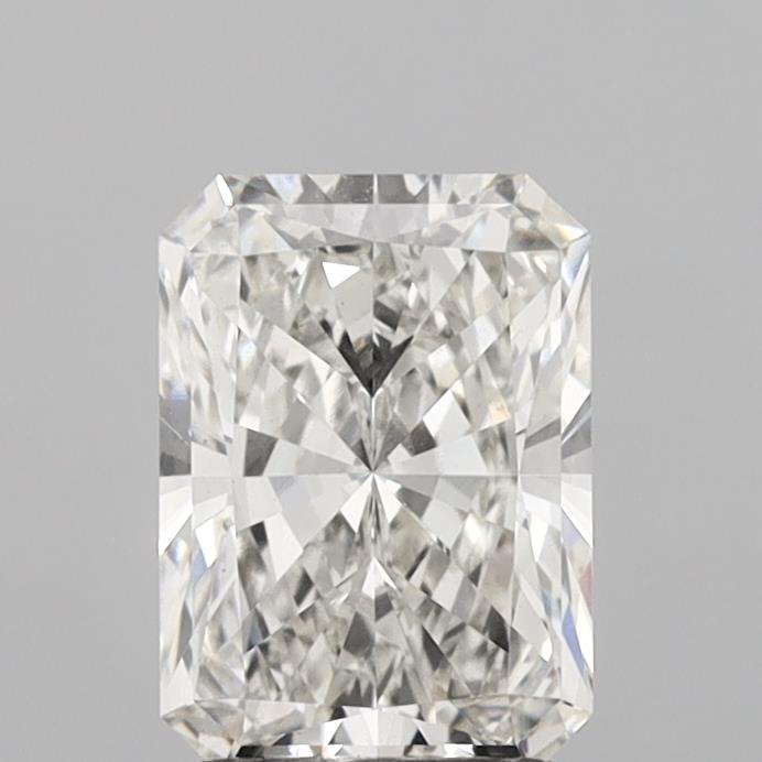 2.10 Carat Radiant Shaped, Ideal Cut, H Color, VS1 Clarity, IGI Certified Lab Grown Diamond