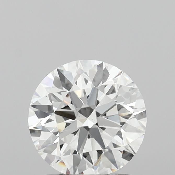 1.53 Carat Round Shaped, Excellent Cut, D Color, VS1 Clarity, IGI Certified Lab Grown Diamond