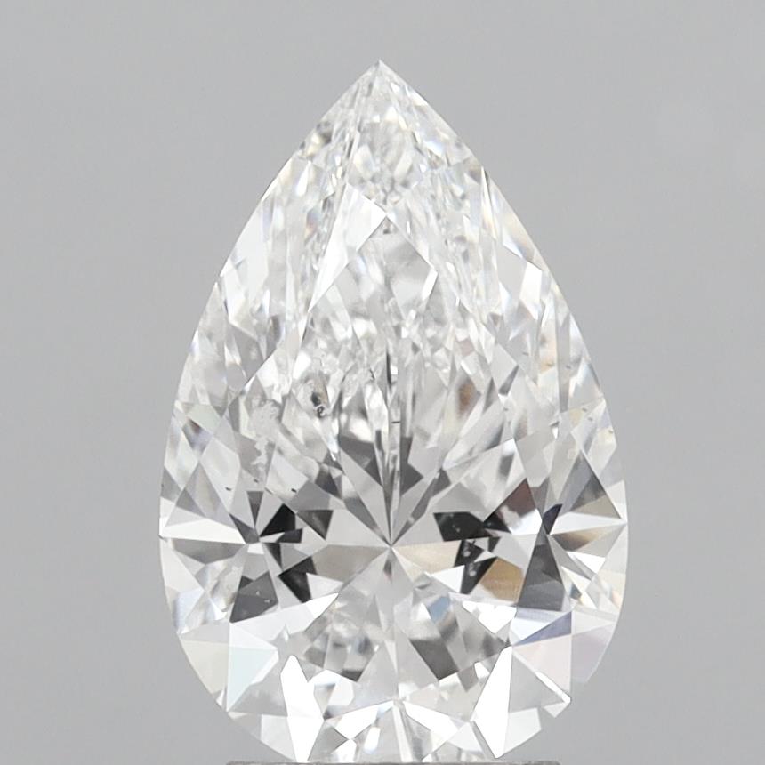 3.09 Carat Pear Shaped, Ideal Cut, D Color, VS2 Clarity, IGI Certified Lab Grown Diamond