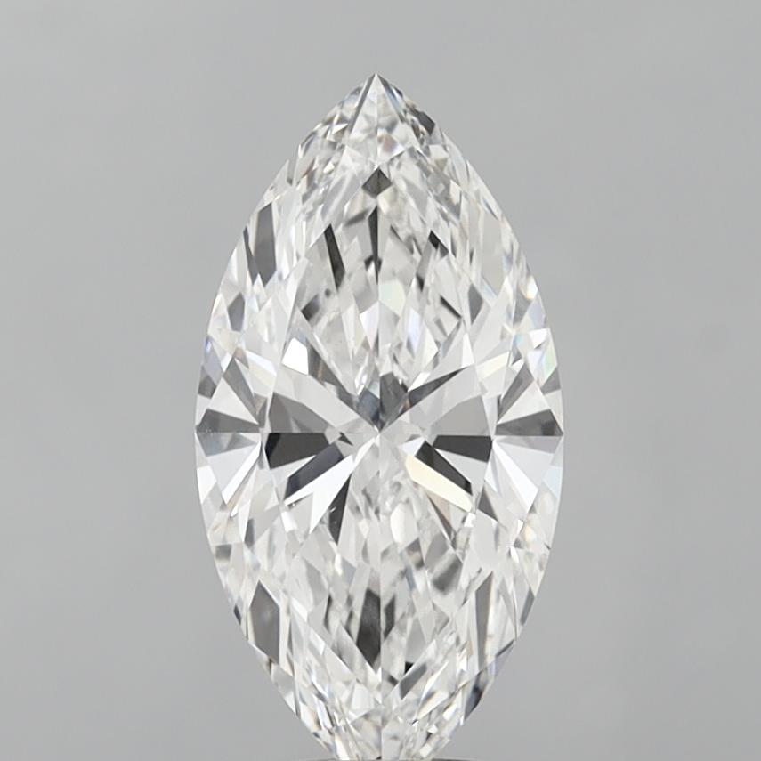 4.05 Carat Marquise Shaped, Ideal Cut, F Color, VS1 Clarity, IGI Certified Lab Grown Diamond