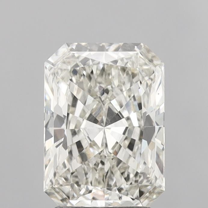 2.10 Carat Radiant Shaped, Ideal Cut, H Color, VS2 Clarity, IGI Certified Lab Grown Diamond