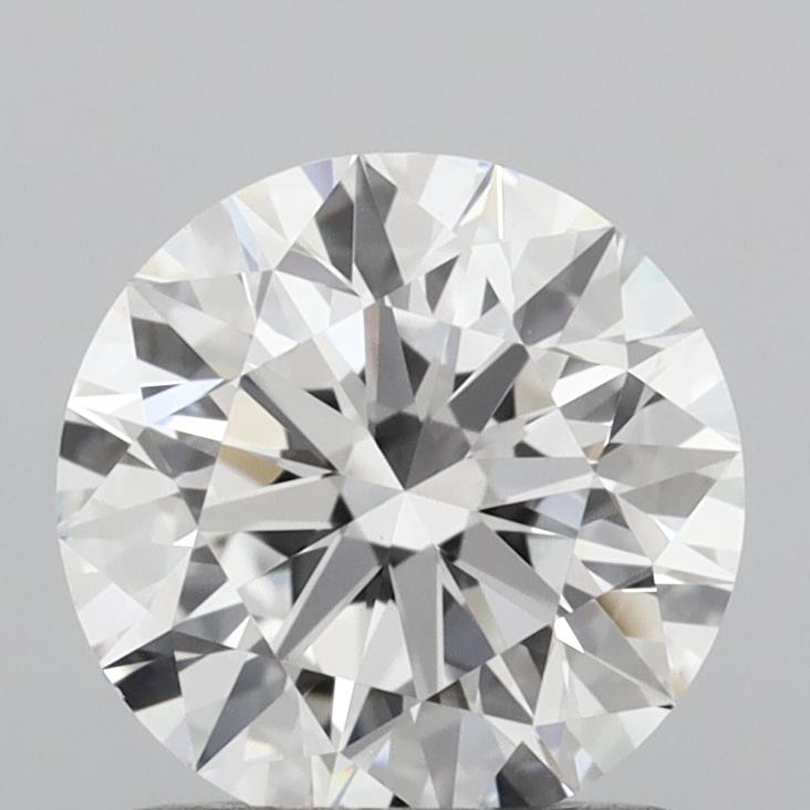 1.08 Carat Round Shaped, Ideal Cut, D Color, VVS2 Clarity, IGI Certified Lab Grown Diamond