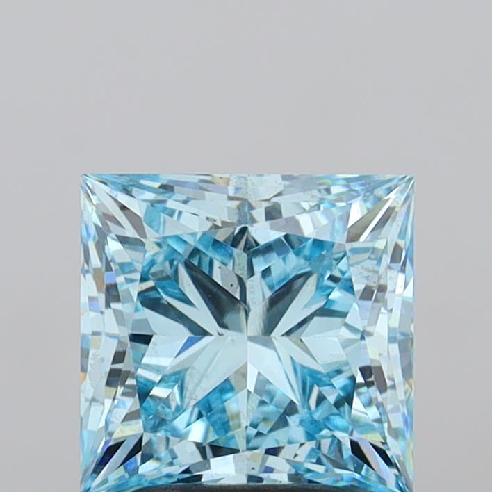 2.90 Carat Princess Shaped, Ideal Cut, VS2 Clarity, IGI Certified Lab Grown Diamond