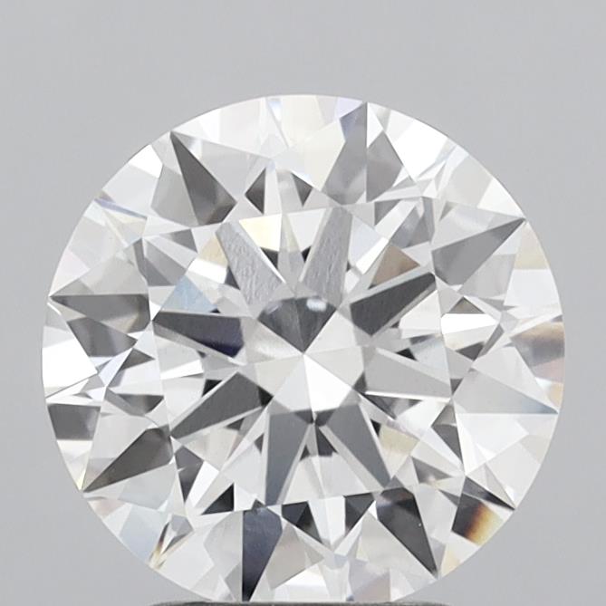 2.81 Carat Round Shaped, Ideal Cut, E Color, VVS2 Clarity, IGI Certified Lab Grown Diamond