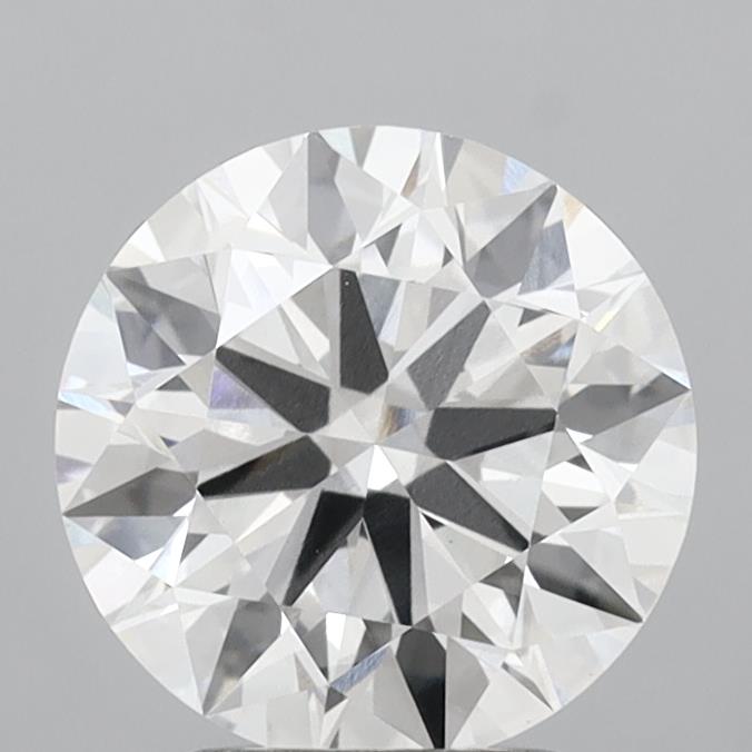 2.88 Carat Round Shaped, Ideal Cut, E Color, VVS2 Clarity, IGI Certified Lab Grown Diamond