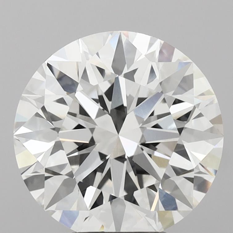 5.08 Carat Round Shaped, Ideal Cut, F Color, VVS2 Clarity, IGI Certified Lab Grown Diamond