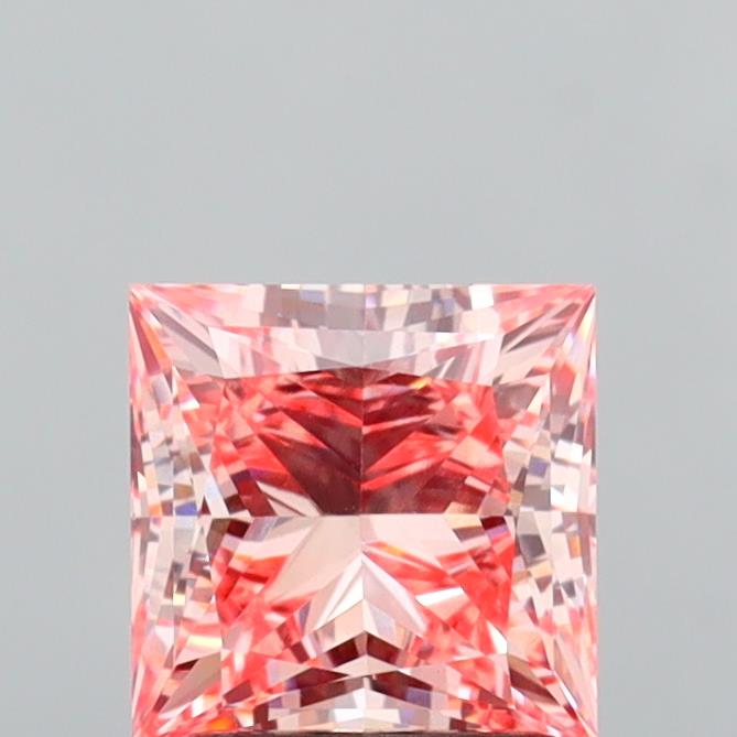 1.99 Carat Princess Shaped, Ideal Cut, VS1 Clarity, IGI Certified Lab Grown Diamond