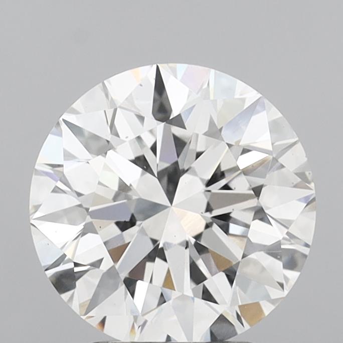 3.00 Carat Round Shaped, Very Good Cut, F Color, VS2 Clarity, IGI Certified Lab Grown Diamond