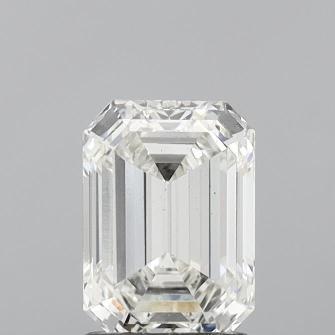 1.59 Carat Emerald Shaped, Ideal Cut, H Color, VS1 Clarity, IGI Certified Lab Grown Diamond
