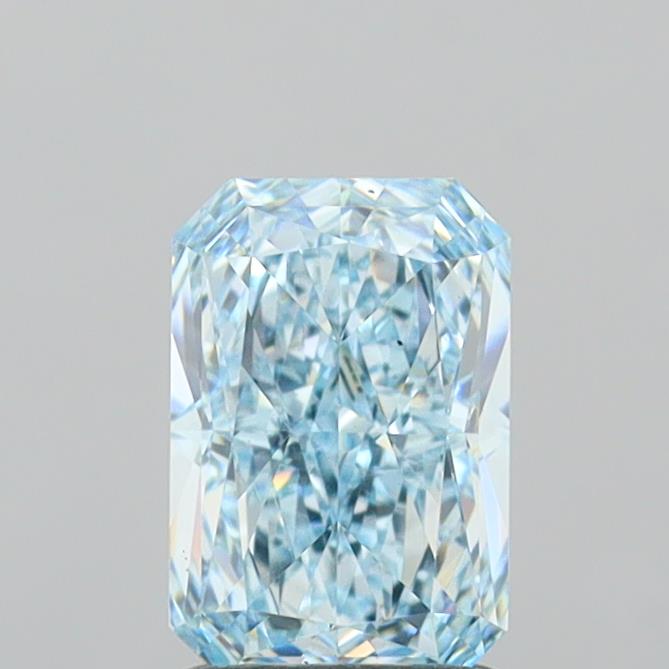 1.69 Carat Radiant Shaped, Excellent Cut, VS1 Clarity, IGI Certified Lab Grown Diamond