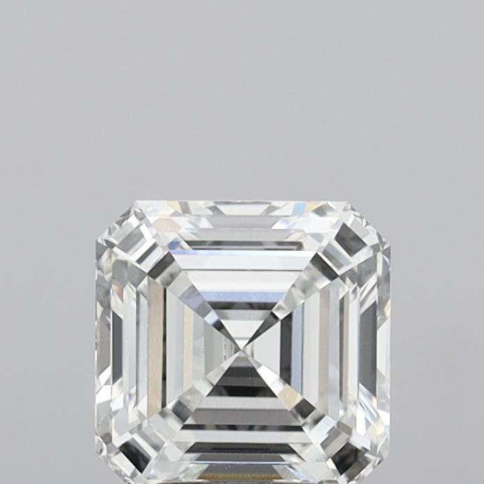 3.02 Carat Asscher Shaped, Ideal Cut, F Color, VVS2 Clarity, IGI Certified Lab Grown Diamond