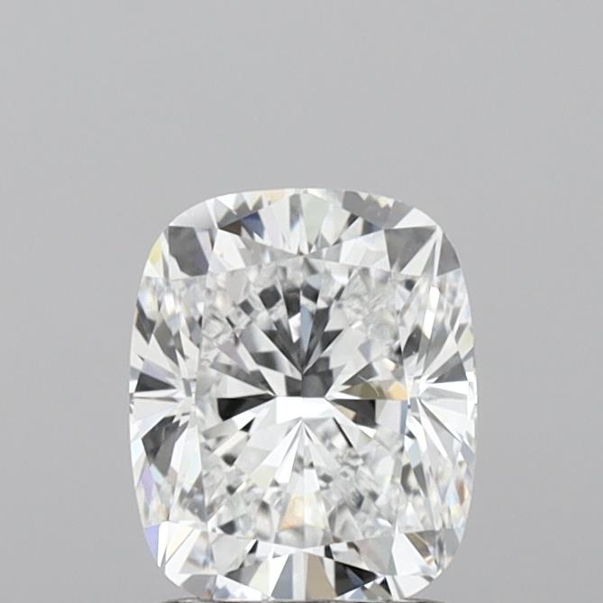 1.58 Carat Cushion Shaped, Ideal Cut, D Color, VVS2 Clarity, IGI Certified Lab Grown Diamond