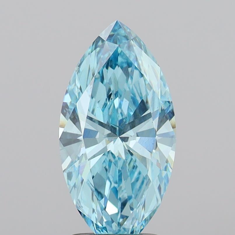 1.71 Carat Marquise Shaped, Excellent Cut, VS1 Clarity, IGI Certified Lab Grown Diamond