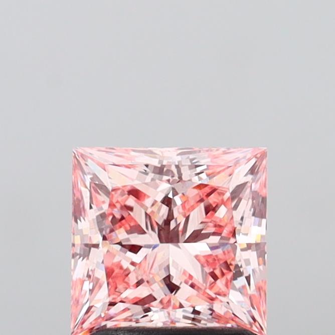 1.47 Carat Princess Shaped, Ideal Cut, VS1 Clarity, IGI Certified Lab Grown Diamond