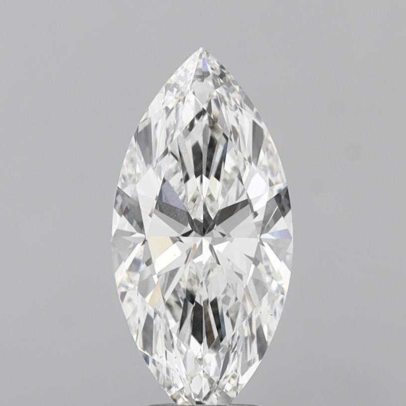 3.05 Carat Marquise Shaped, Ideal Cut, G Color, VS1 Clarity, IGI Certified Lab Grown Diamond