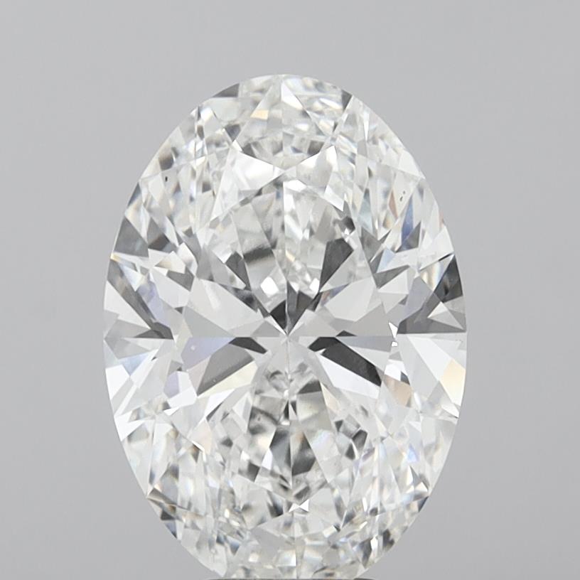 6.52 Carat Oval Shaped, Ideal Cut, E Color, VVS2 Clarity, IGI Certified Lab Grown Diamond