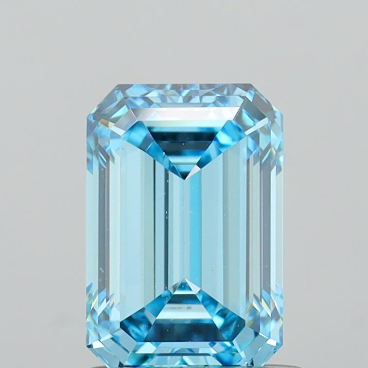 1.36 Carat Emerald Shaped, Ideal Cut, VVS2 Clarity, IGI Certified Lab Grown Diamond