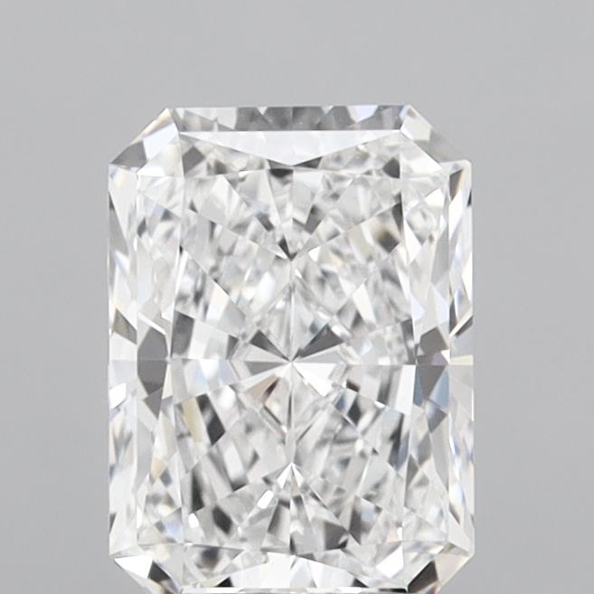 2.03 Carat Radiant Shaped, Ideal Cut, D Color, VVS1 Clarity, IGI Certified Lab Grown Diamond