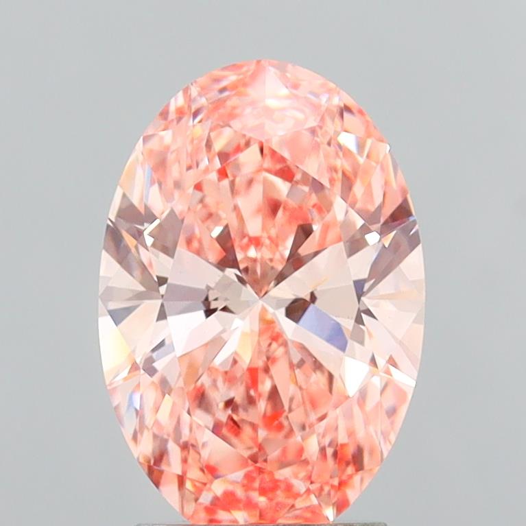 2.55 Carat Oval Shaped, Ideal Cut, VS1 Clarity, IGI Certified Lab Grown Diamond