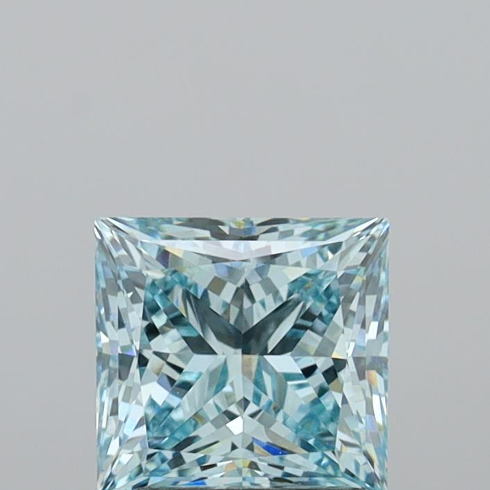 1.83 Carat Princess Shaped, Ideal Cut, VVS2 Clarity, IGI Certified Lab Grown Diamond