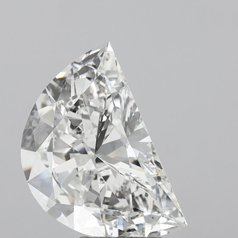 5.08 Carat Half Moon Shaped, Very Good Cut, E Color, VVS2 Clarity, IGI Certified Lab Grown Diamond