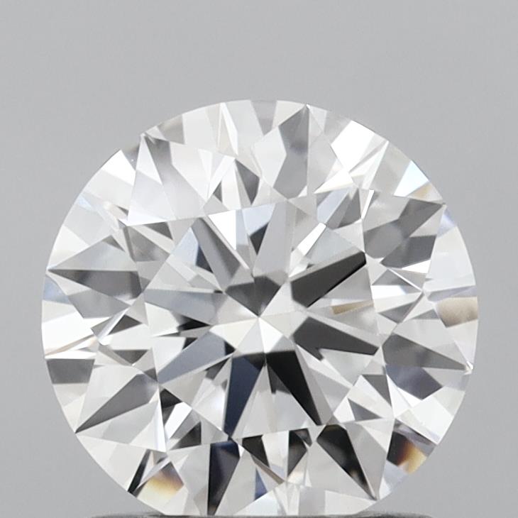 1.02 Carat Round Shaped, Ideal Cut, D Color, VVS2 Clarity, IGI Certified Lab Grown Diamond