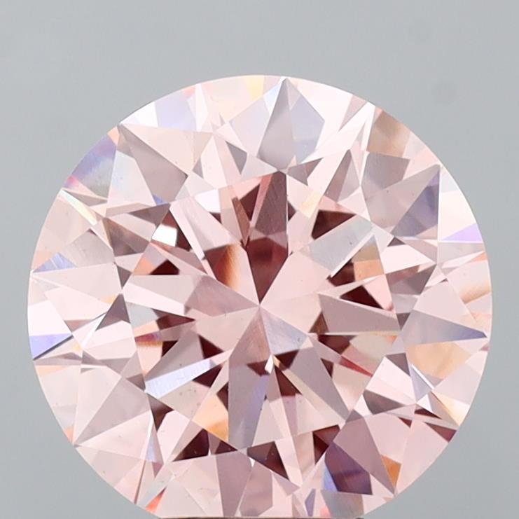 4.50 Carat Round Shaped, Excellent Cut, VS1 Clarity, IGI Certified Lab Grown Diamond