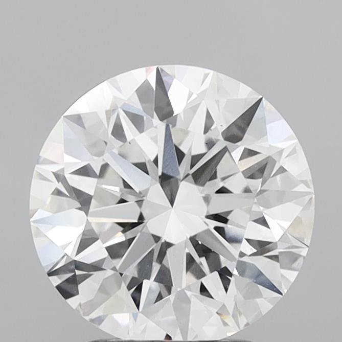2.89 Carat Round Shaped, Excellent Cut, E Color, VS1 Clarity, IGI Certified Lab Grown Diamond