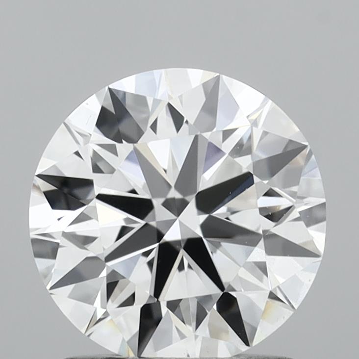 1.27 Carat Round Shaped, Ideal Cut, D Color, VS1 Clarity, IGI Certified Lab Grown Diamond