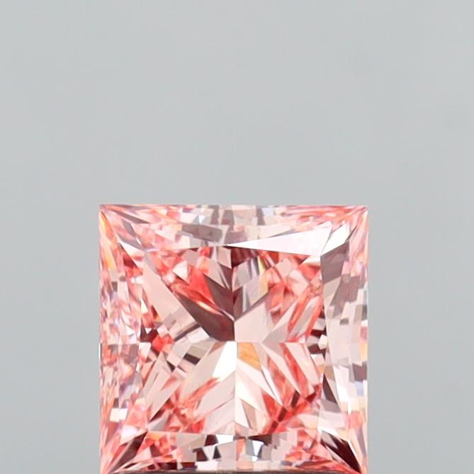 1.48 Carat Princess Shaped, Ideal Cut, VVS2 Clarity, IGI Certified Lab Grown Diamond